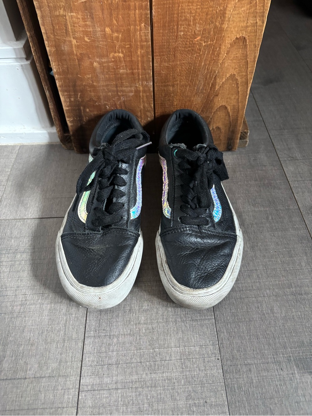 ❤️‍🔥5/$25❤️‍🔥Vans Platform Leather Holo Old Skool Shoes